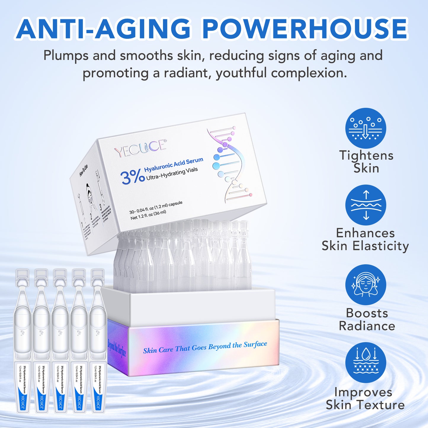 YECUCE 3% Hyaluronic Acid Serum
