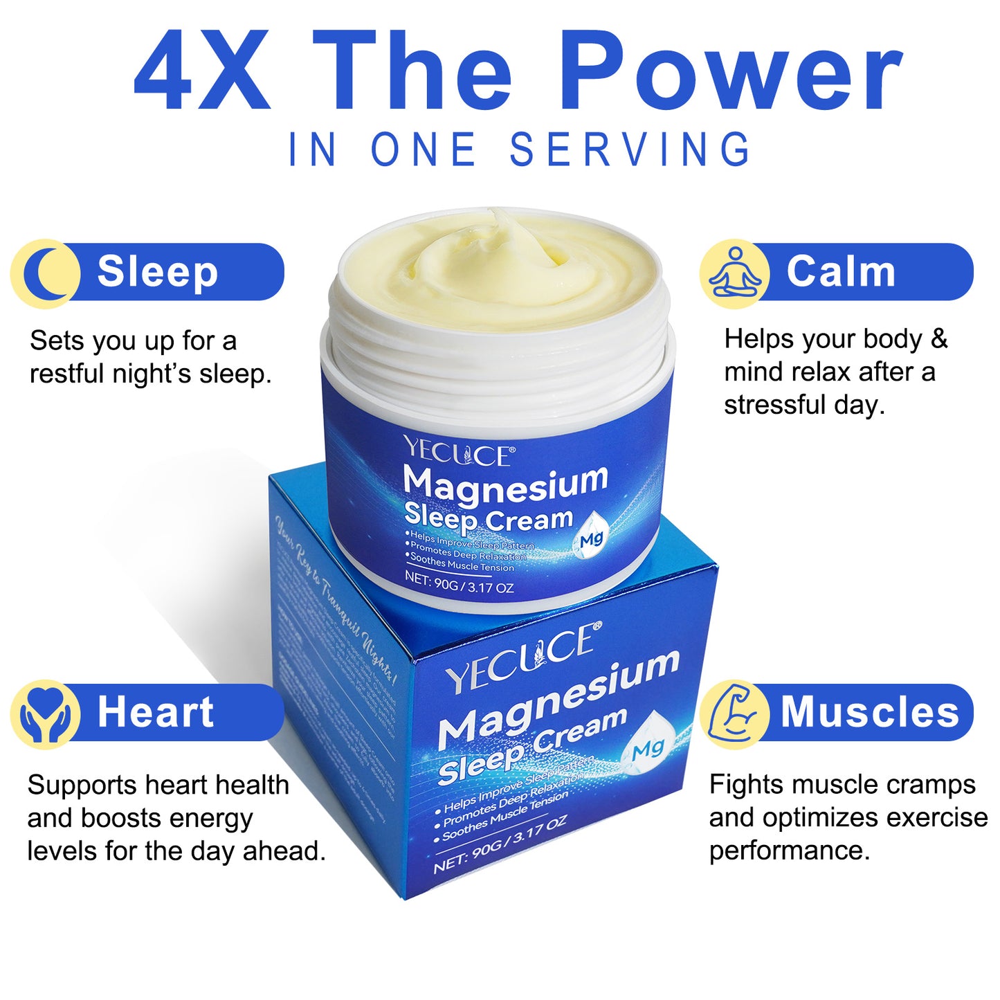Yecuce Magnesium Sleep Cream 90g