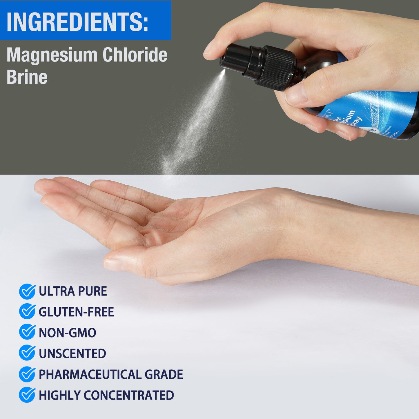 Yecuce Pure Magnesium Oil Spray 60ml
