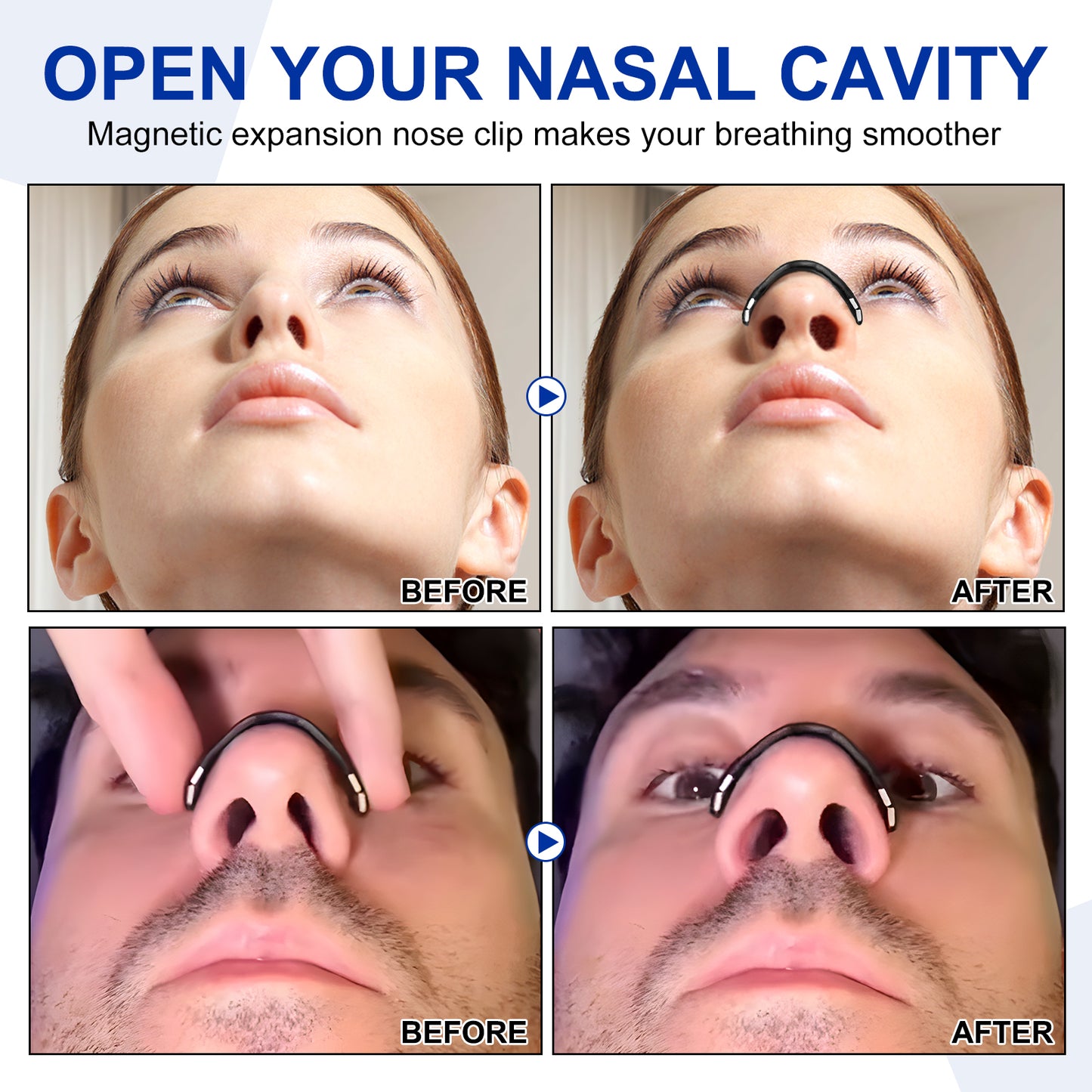 Yecuce NASAL STRIPS KIT,EXTRA STRENGTH HOLD,ADULT FIT FOR MEDIUM TO LARGE NOSES 30pairs