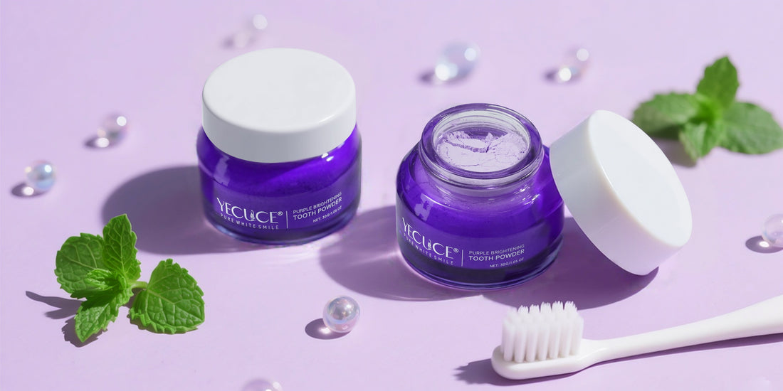 Brighten Your Smile with YECUCE Purple Brightening Tooth Powder