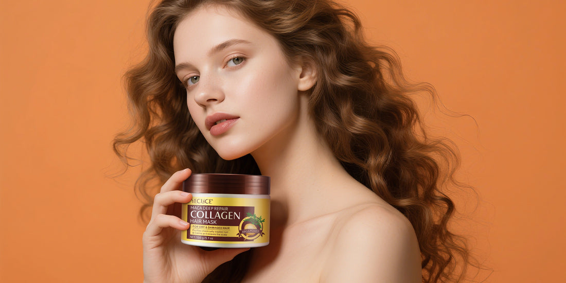 Restore Shine & Strength with YECUCE Maca Deep Repair Collagen Hair Mask (150ml)