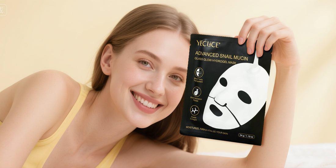Get the “Glass Skin” Look with YECUCE Advanced Snail Mucin Glass Glow Hydrogel Mask