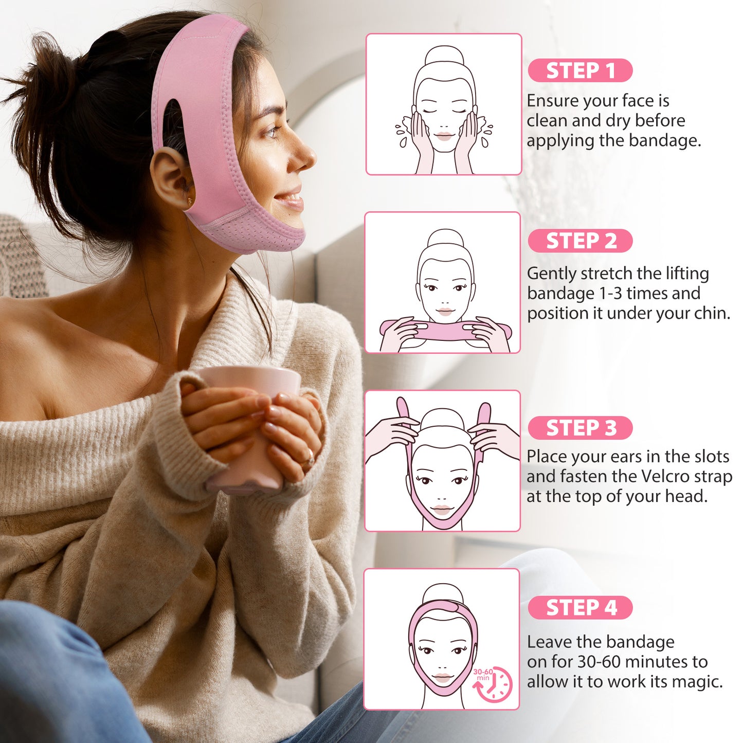 YECUCE V-Line Facial Bandage