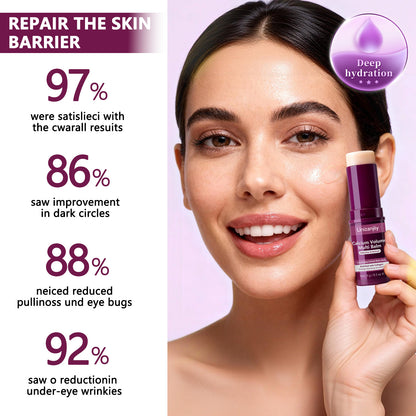 Calcium Multi Balm Stick, 2 PCS Calcium Volume Multi Balm, Anti-aging, Hydrating, Collagen Stick for Face, Eyes, Neck