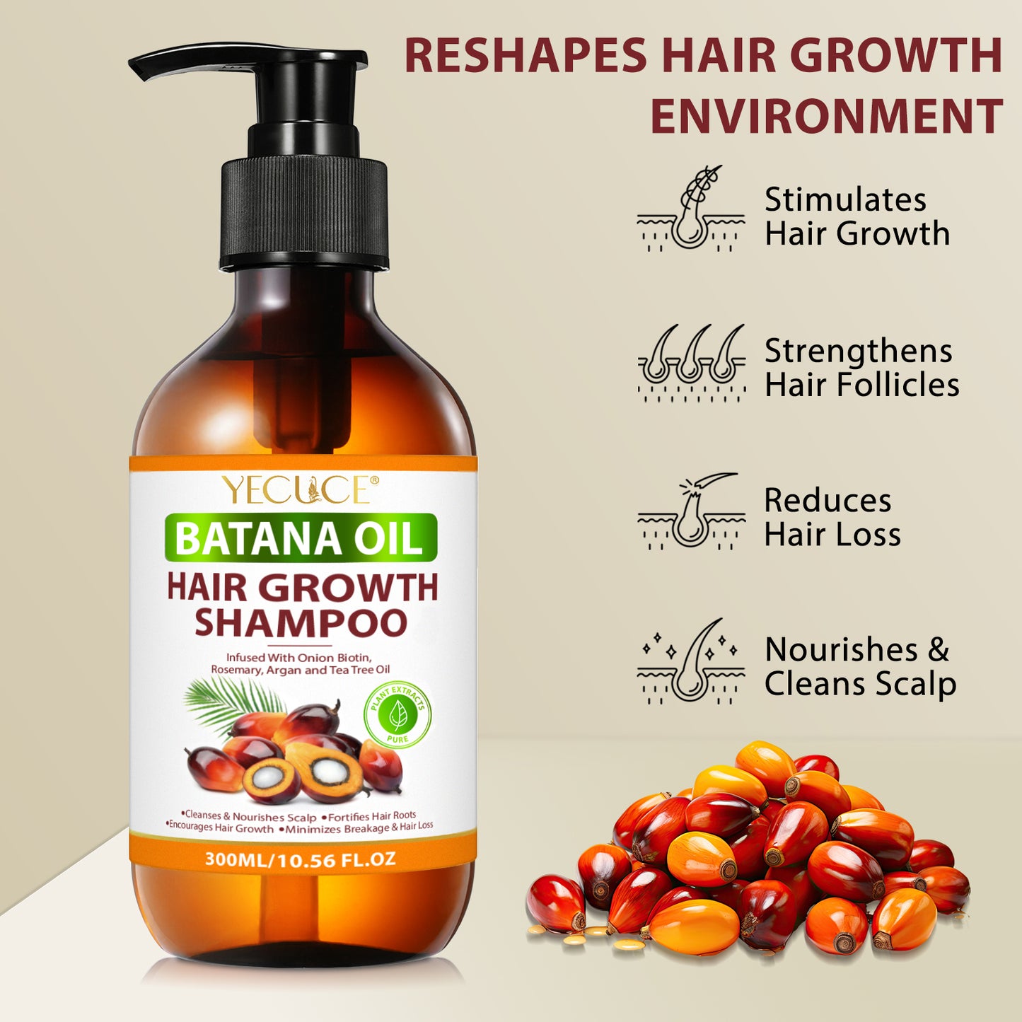 Yecuce Batana Oil Shampoo