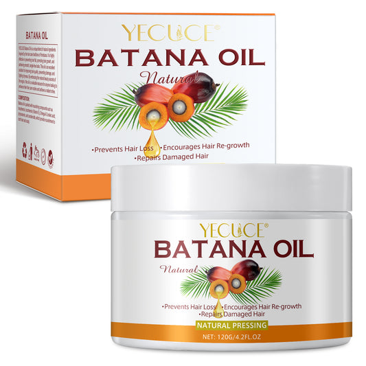 Yecuce Dr. Sebi Raw Batana Oil For Hair Growth,100% Pure,Unrefined Organic And Natural Batana Oil From Honduras - Promotes Hair Growth And Prevents Loss For Men & Women 120g