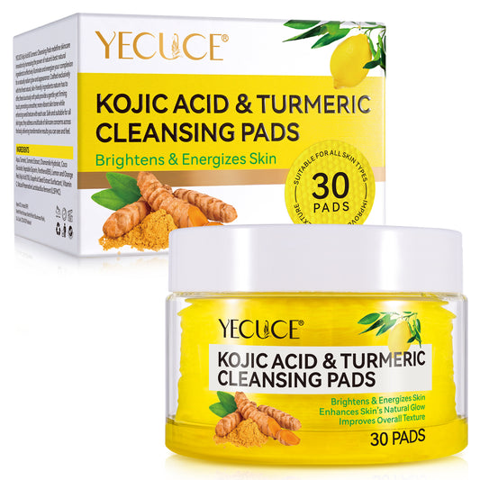 Yecuce KOJIC ACID & TURMERIC CLEANSING PADS 30PADS