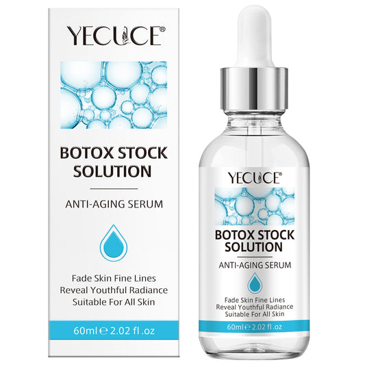 Yecuce Botox Face Serum, Botox Stock Solution Facial Serum with Vitamin C & Hyaluronic acid, Instant Face Lift & Anti Aging Collagen Serum - Reduce Fine Lines, Wrinkles,60ml