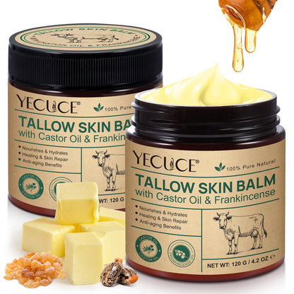 YECUCE TALLOW SKIN BALMwith Castor Oil & Frankincense