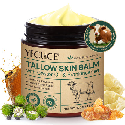YECUCE TALLOW SKIN BALMwith Castor Oil & Frankincense
