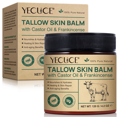YECUCE TALLOW SKIN BALMwith Castor Oil & Frankincense